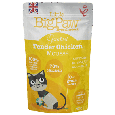 LITTLE BIG PAW HYPOALLERGENIC CHICKEN MOUSSE 85G