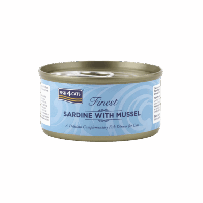 FISH4CATS SARDINE WITH MUSSEL 70G