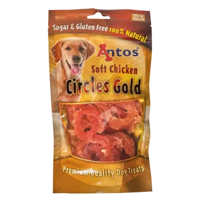 ANTOS SOFT CHICKEN CIRCLE GOLD 100G