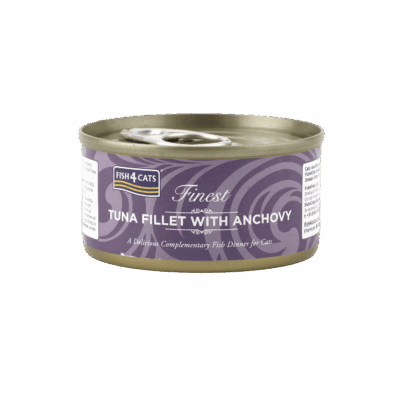 fish 4 cats tuna fillet eith anchovy