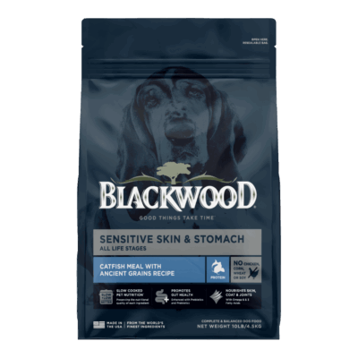 BlackWood Sensitive Skin & Stomach All Life Stages - Catfish Meal with Ancient Grains Recipe