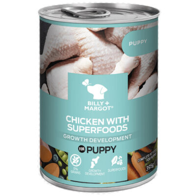 BILLY MARGOT Puppy Chicken + Superfood CAN