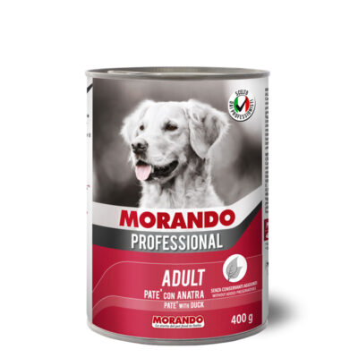 MORANDO PROFESSIONAL CANE PATE' WITH DUCK ADULT 400 GM