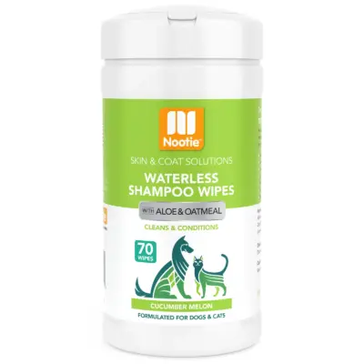 Nootie - Cucumber Melon Waterless Shampoo Pet Wipes