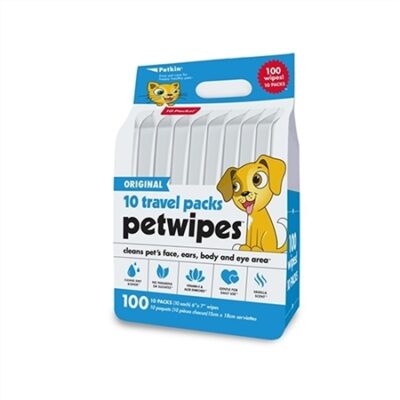 PETKIN ORIGINAL PETWIPES 10 TRAVEL PACKS