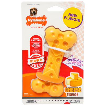Power Chew Cheese Dog Toy