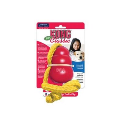 KONG Classic with Rope Dog Toy