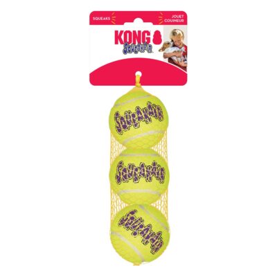 KONG AIR SQUEEKER TENNIS BALL SMALL 3PK