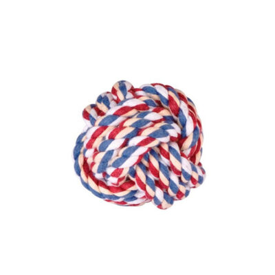 Ideal Dog Balle Corde Couleur S 60mm