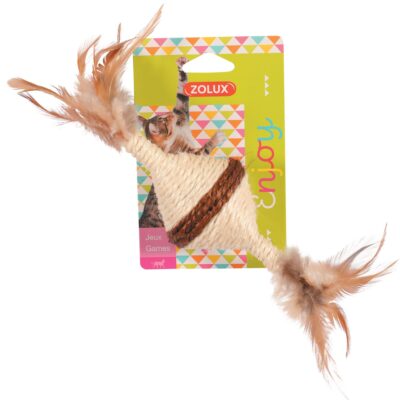 CAT TOY SISAL SPINNING TOP- VARIOUS