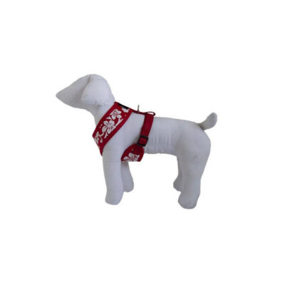 DOOGY T-SHIRT HARNESS TAHITI RED MEDIUM