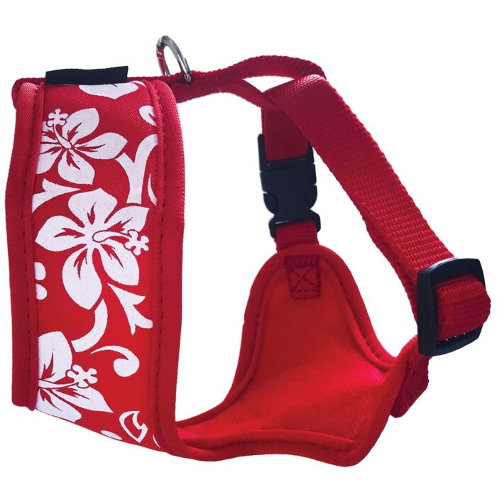 DOOGY T-SHIRT HARNESS TAHITI RED SMALL