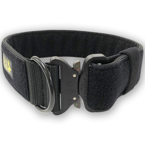 ELITE K9 ID COLLAR- BLACK WITH METAL COBRA BUCKLE ELITE K9 ID COLLAR- BLACK WITH METAL COBRA BUCKLE