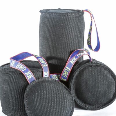 EURO JOE BITE ROUND CUSHION BLACK LARGE