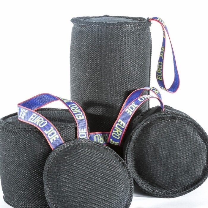 EURO JOE BITE ROUND CUSHION BLACK LARGE