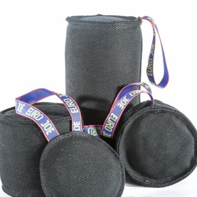 EURO JOE BITE ROUND CUSHION BLACK SMALL