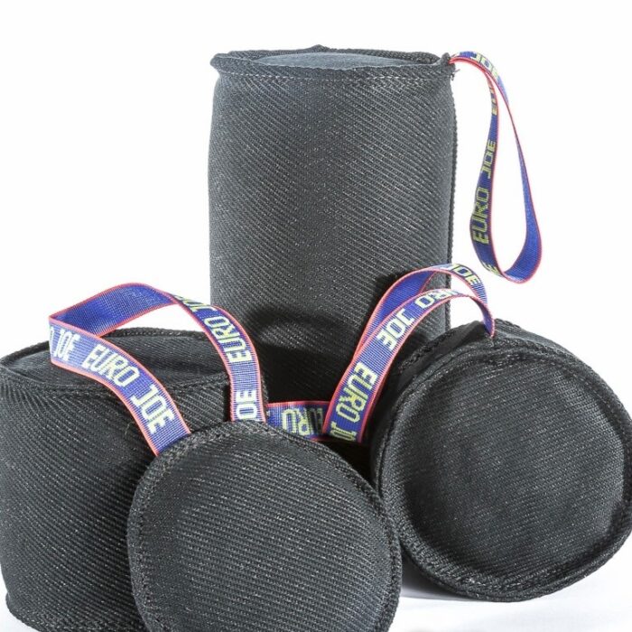 EURO JOE BITE ROUND CUSHION BLACK SMALL
