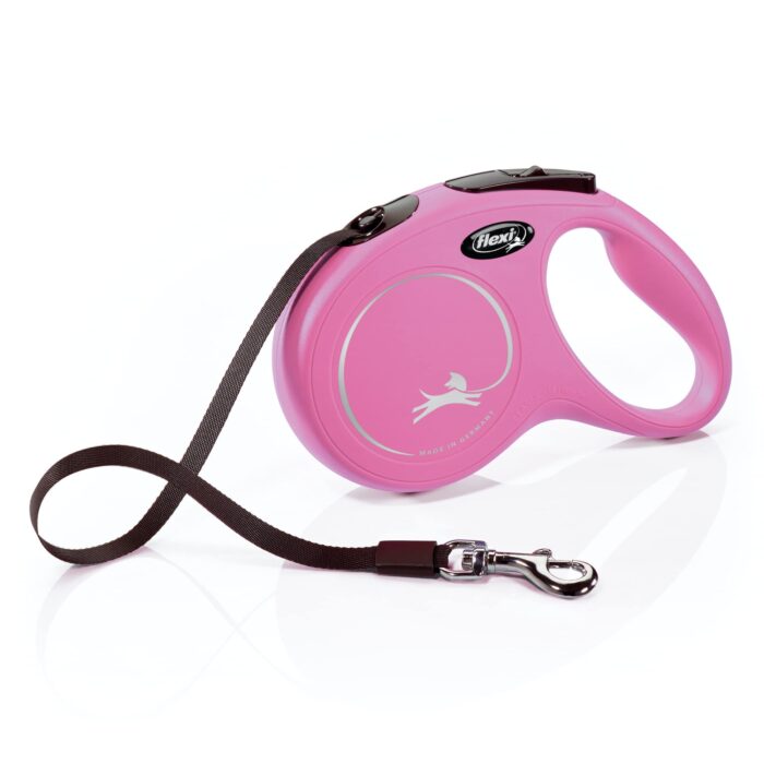 FLEXI NEW CLASSIC TAPE LEASH CANDY PINK