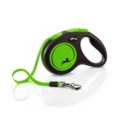 FLEXI NEW TAPE LEASH NEON GREEN