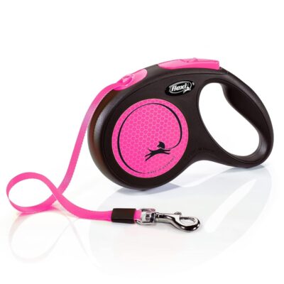 FLEXI NEW TAPE LEASH NEON PINK