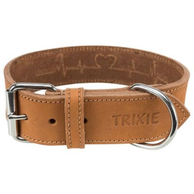 Greased Leather Collar Rustic Heartbeat
