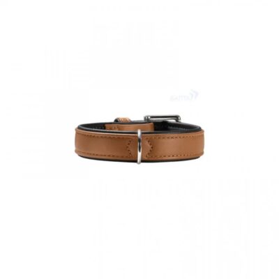 HUNTER CANADIAN COLLAR MOOSE LEATHER COGNAC/BLACK 42-48CM