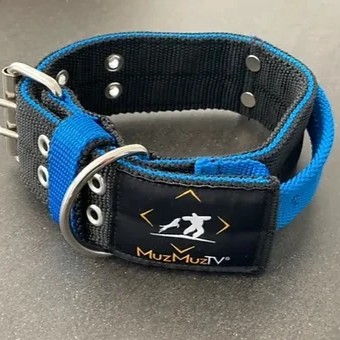 MUZMUZ 5CM DOUBLE BUCKLE COLLAR LARGE