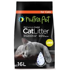 NUTRAPET CAT LITTER SILICA GEL 16L - LEMON