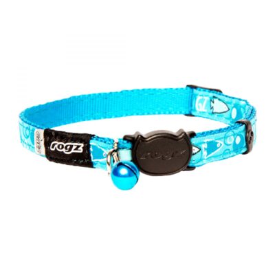 ROGZ FANCY CAT COLLAR BUBBLE FISH CBO6-N