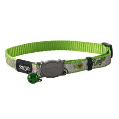 ROGZ REFLECTOCAT COLLAR LIME FISH CB40-L SMALL