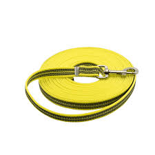 SPRENGER RUBBERIZE LEASH W/O HANDLE 2M YELLOW