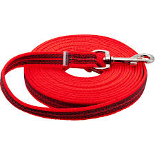 SPRENGER RUBBERIZE LEASH W/O HANDLE 5M RED