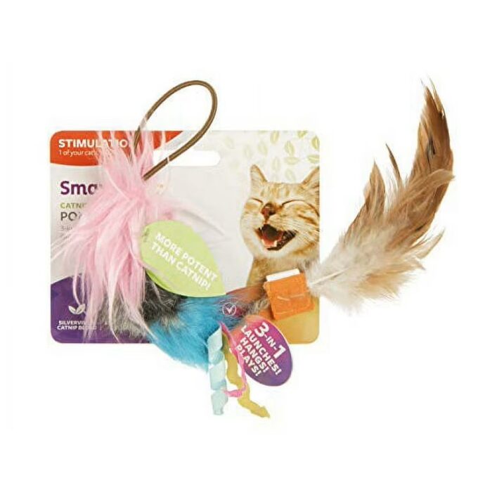 Smartykat Happynip Pom Pom Player Door Dangler Cat Toy